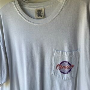 Clemson University Comfort Colors White Men's Shirt